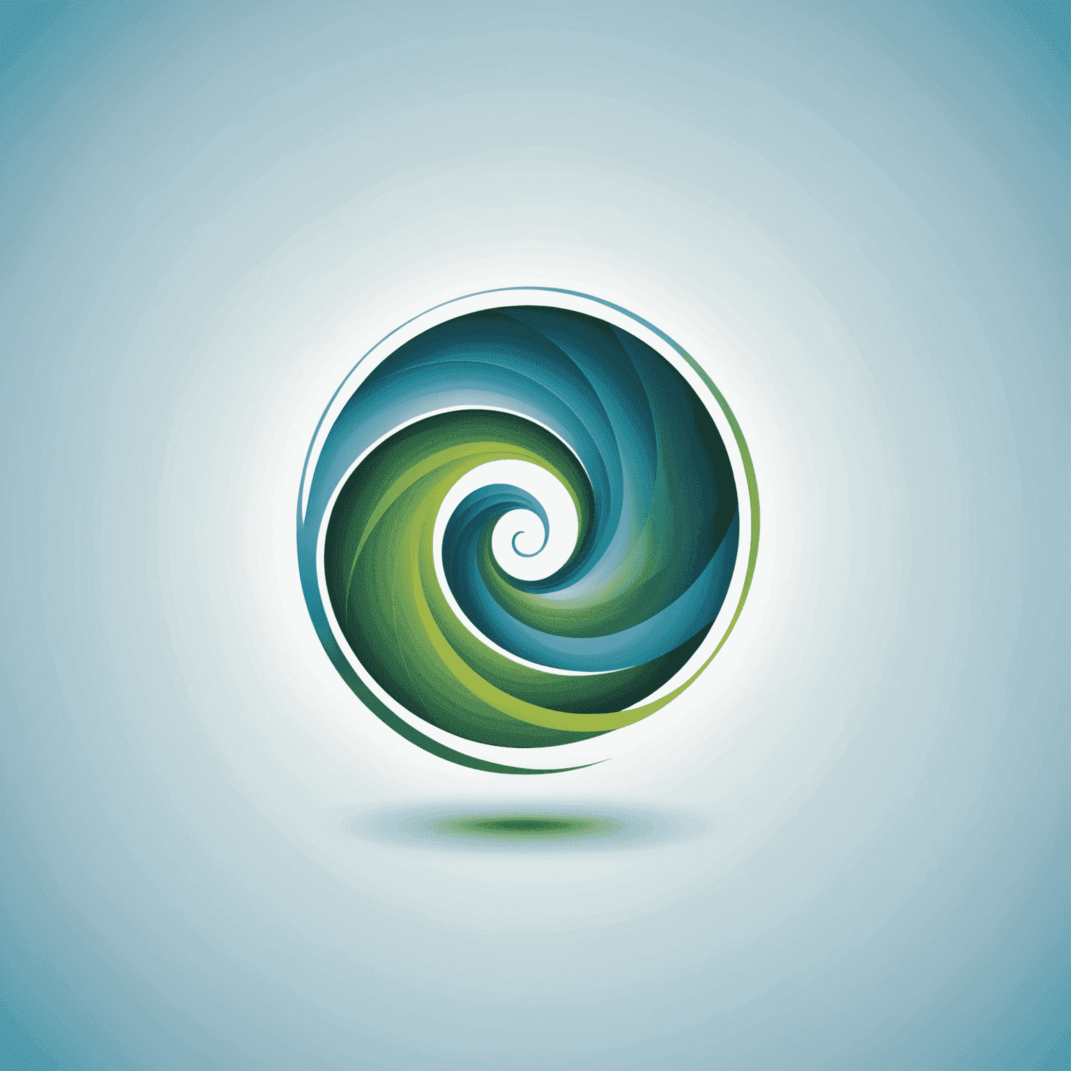 Softetica logo - A stylized 'S' with soft, flowing lines in calming blue and green gradient