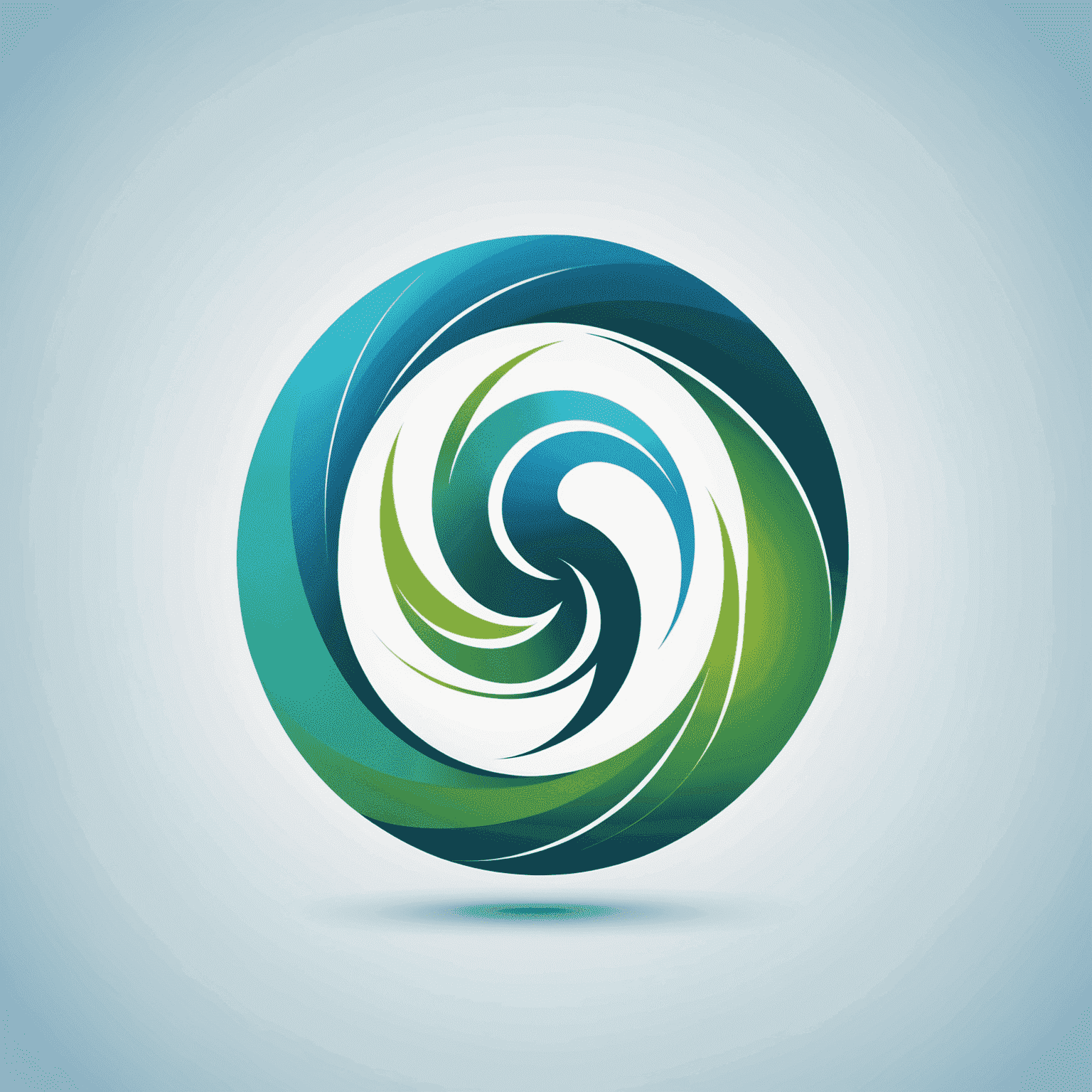 Softetica logo - A stylized 'S' with soft, flowing lines in calming blue and green gradient